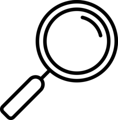 Magnifiying Glass Tracing Svg Vector, Free Vectors File